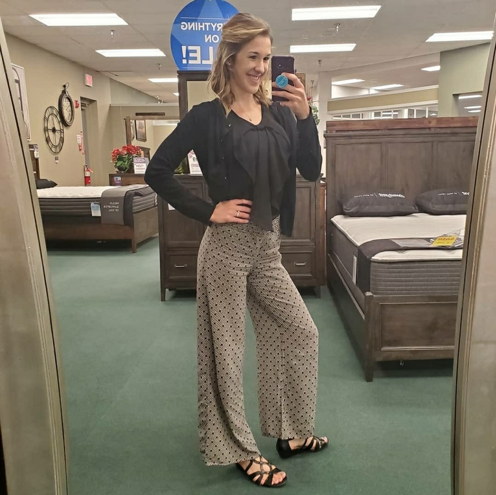 Tribal Print Palazzo Pants